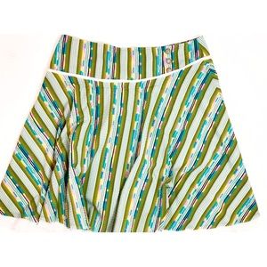 Free People Boho Aztec Blue/Green Circle Skirt